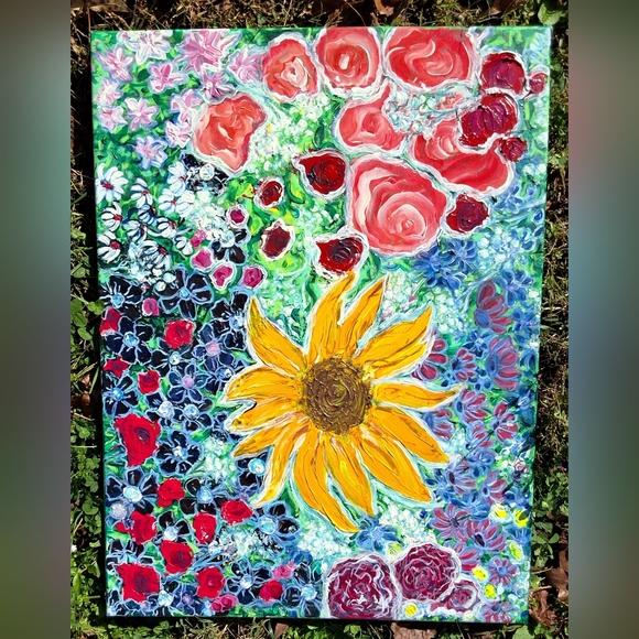 Other - "Flower Power" 18in X24in Orignal ARTWORK Created By Me!